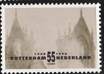 [The 50th Anniversary of the German Bombardment of Rotterdam, type AJK]