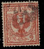 [Definitives - Eagle with Coat of Arms - Victor Emmanuel III, 1869-1947, tyyppi AI]