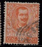 [Definitives - Eagle with Coat of Arms - Victor Emmanuel III, 1869-1947, tyyppi AK1]