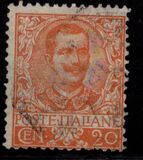 [Definitives - Eagle with Coat of Arms - Victor Emmanuel III, 1869-1947, tyyppi AK1]