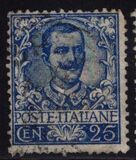[Definitives - Eagle with Coat of Arms - Victor Emmanuel III, 1869-1947, tyyppi AK2]