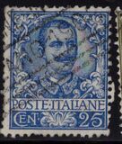 [Definitives - Eagle with Coat of Arms - Victor Emmanuel III, 1869-1947, tyyppi AK1]