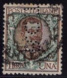 [Definitives - Eagle with Coat of Arms - Victor Emmanuel III, 1869-1947, tyyppi AL]