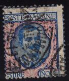 [Águila de la Casa de Savoya y rey Victor Emmanuel III, 1.869 - 1.947 #     Primera emisión definitiva del reinado de Víctor Manuel III, tipo AL1]