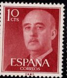 [Definitive Issue - General Franco, տեսակ AOK]