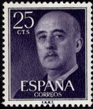 [Definitive Issue - General Franco, տեսակ AOK3]