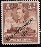 [King George VI and Local Motifs Overprinted "SELF-GOVERNMENT - 1947", Tüüp BA1]