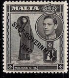 [King George VI and Local Motifs Overprinted "SELF-GOVERNMENT - 1947", Tüüp BA9]