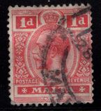 [King George V - Different Watermark, type M10]