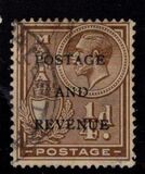 [King George V and Coat of Arms Stamps of 1926-1927 Overprinted "POSTAGE AND REVENUE", type X21]