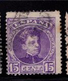 [King Alfonso XIII - Control Number on Backside - New Colors, Typ AT12]