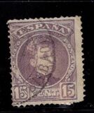 [King Alfonso XIII - Control Number on Backside - New Colors, Typ AT12]