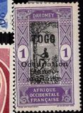 [Dahomey Postage Stamps Overprinted "TOGO Occupation franco-anglaise", प्रकार C]