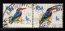 [Definitive Stamps of 1961 with New Country name Inscription "RSA", Tip KQ]
