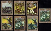 [Airmail - The 50th Anniversary of I.L.O. 1969 - Paintings, Tüüp QB1]