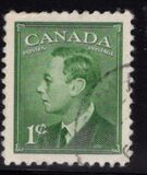 [King George VI As Previous Without Inscription "POSTES POSTAGE", jenis EO]