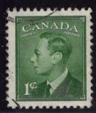 [King George VI As Previous Without Inscription "POSTES POSTAGE", jenis EO]