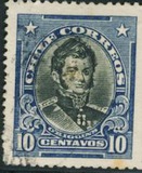 [Personalities - Inscribed "CHILE CORREOS", type AO1]