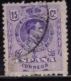 [King Alfonso XIII - Blue Control Numbers on Backside, Tipi BG3]