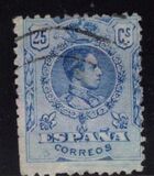 [King Alfonso XIII - Blue Control Numbers on Backside, Tipi BG5]