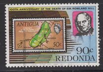 [The 100th Anniversary of the Death of Rowland Hill, 1795-1879, type E]