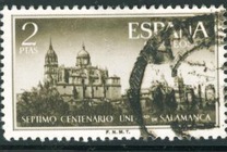 [Stamp Day - The 700th Anniversary of the Founding of the University of Salamanca, type ANT]