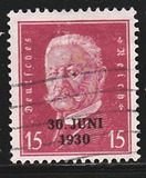 [No. 407 & 414 Overprinted "30 Juni 1930", ประเภท DI1]