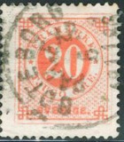 [Numerals in Circle - Blue Coach Horn on Back, Scrivi F27]