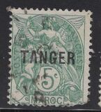 [Inscription: "MAROC" - Overprinted "TANGER", type A3]