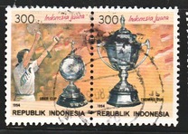 [Indonesian Victories in World Team Badminton Championships, type BFU]