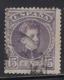 [King Alfonso XIII - Blue Control Numbers on Backside, type AT3]