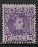 [King Alfonso XIII - Blue Control Numbers on Backside, type AT3]