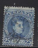 [King Alfonso XIII - Blue Control Numbers on Backside, type AT5]