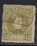 [King Alfonso XIII - Blue Control Numbers on Backside, type AT7]