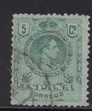 [King Alfonso XIII - Blue Control Numbers on Backside, Tipi BG1]