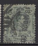 [King Alfonso XIII - Blue Control Numbers on Backside, Tipi BG4]