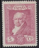 [The 100th Anniversary of the Death of Francisco de Goya, 1746-1828 - Inscription "1746 - CORREOS ESPANA - 1828", 類型 CO2]