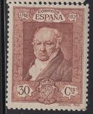 [The 100th Anniversary of the Death of Francisco de Goya, 1746-1828 - Inscription "1746 - CORREOS ESPANA - 1828", 類型 CO7]