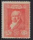 [The 100th Anniversary of the Death of Francisco de Goya, 1746-1828 - Inscription "1746 - CORREOS ESPANA - 1828", 類型 CO9]