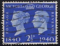 [Queen Victoria and King George VI, type CZ4]