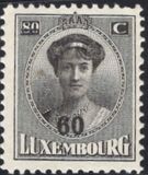 [Grand Duchess Charlotte - Surcharged, type AN]