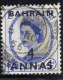 [Great Britain Postage Stamps Overprinted "BAHRAIN" & Surcharged, type N1]