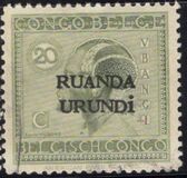 [Belgian Congo Postage Stamps Overprinted "RUANDA - URUNDI", type A3]