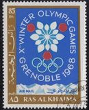 [Airmail - Winter Olympic Games - Grenoble, France, Tüüp FW]