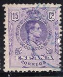 [King Alfonso XIII - Blue Control Numbers on Backside, 類型 BG3]