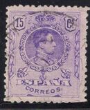 [King Alfonso XIII - Blue Control Numbers on Backside, 類型 BG3]