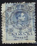 [King Alfonso XIII - Blue Control Numbers on Backside, 類型 BG5]