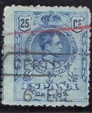[King Alfonso XIII - Blue Control Numbers on Backside, 類型 BG5]