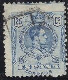 [King Alfonso XIII - Blue Control Numbers on Backside, 類型 BG5]