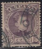 [King Alfonso XIII - Control Number on Backside - New Colors, Typ AT12]
